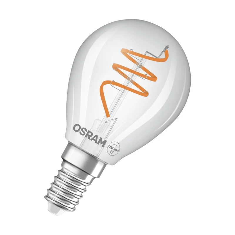 OSRAM Vintage 1906 Classica Lampadina LED Chiara, 4.6W, 470lm, E14, Bianco Caldo