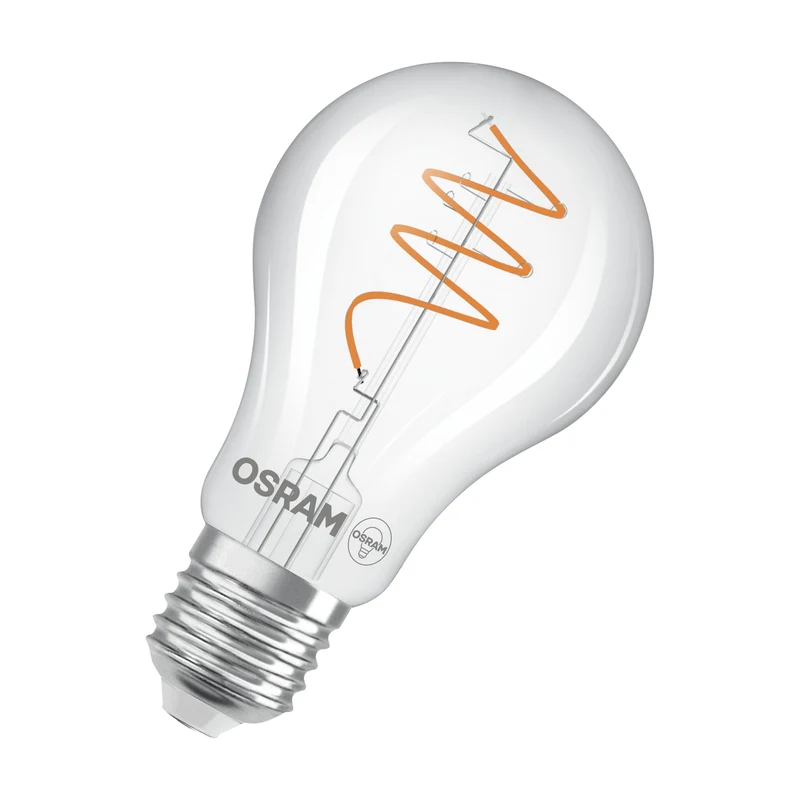 OSRAM Vintage 1906 Classica Lampadina LED Chiara, 3.4W, 470lm, E27, Bianco Caldo