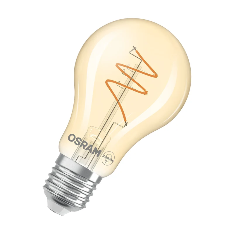 OSRAM Vintage 1906 Classica Lampadina LED Oro, 4.9W, 470lm, E27, Comfort bianco caldo