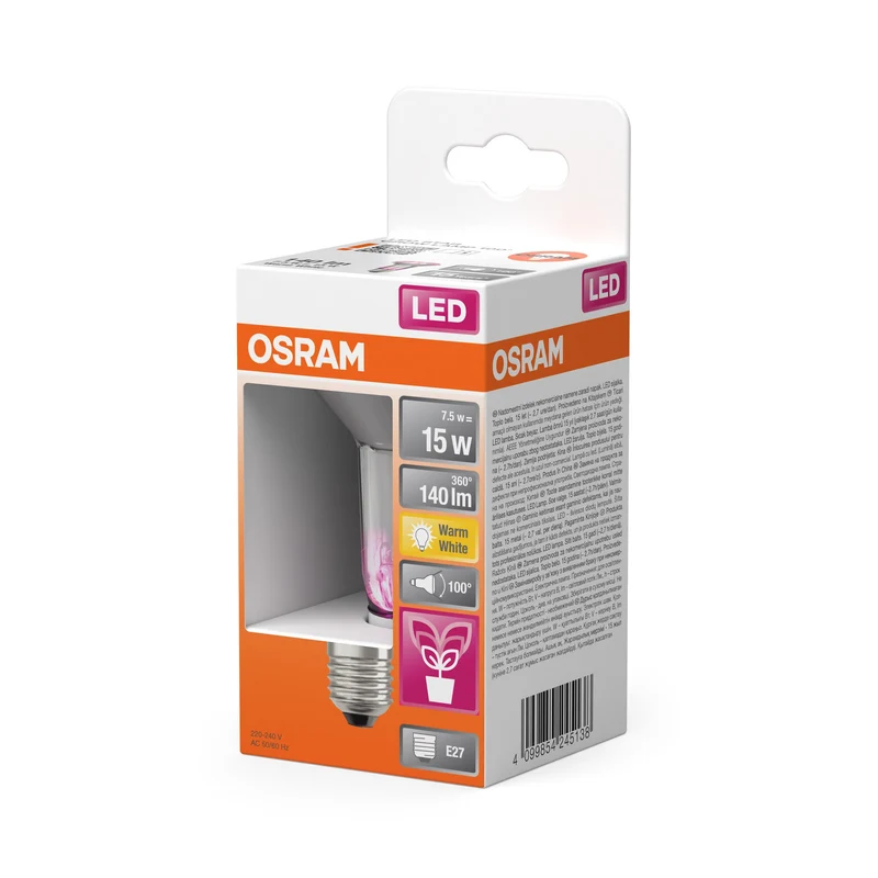 Lampada da pianta OSRAM LED Star con filamento, 7,5W, 140lm, E27