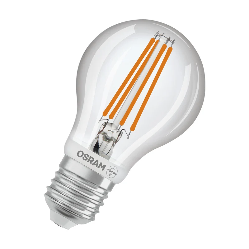 OSRAM LED Star Classic lampada con sensore, 7.3W, chiara, E27, bianco caldo