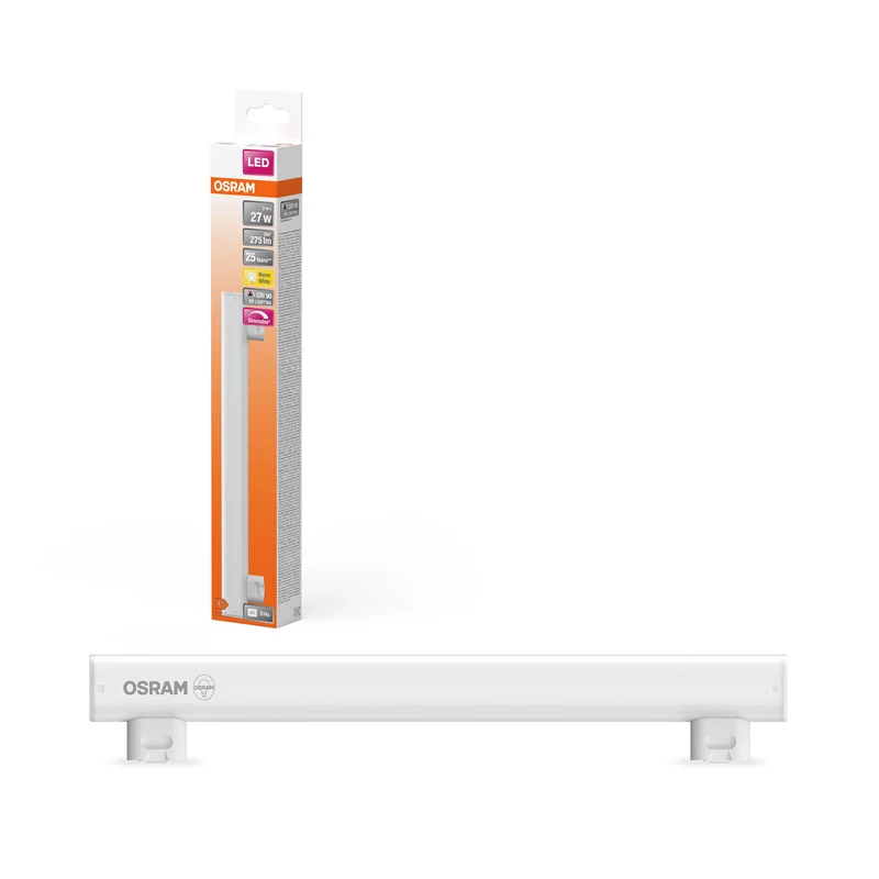 OSRAM LEDinestra lampada LED 30cm, 3W, 275lm, satinato, S14s, bianco caldo