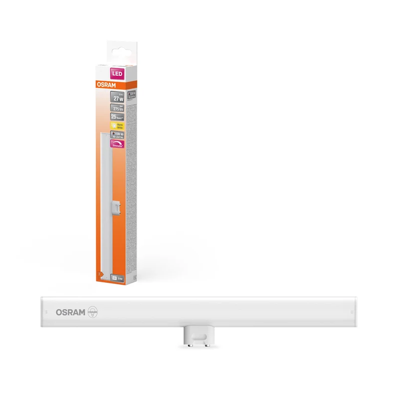 OSRAM LEDinestra lampada LED 30cm, 3W, 275lm, satinato, S14d, bianco caldo