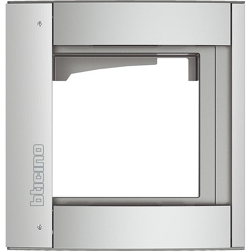BTICINO 350211 - Telaio Supporto Con Cornice 1 Modulo Sfera New Finitura Allmetal