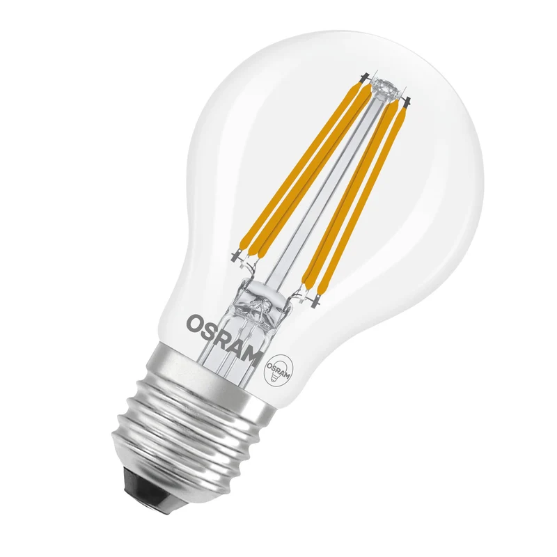 OSRAM Lampada LED ad alta efficienza Classic A100, 7.2W, chiaro, E27, bianco freddo