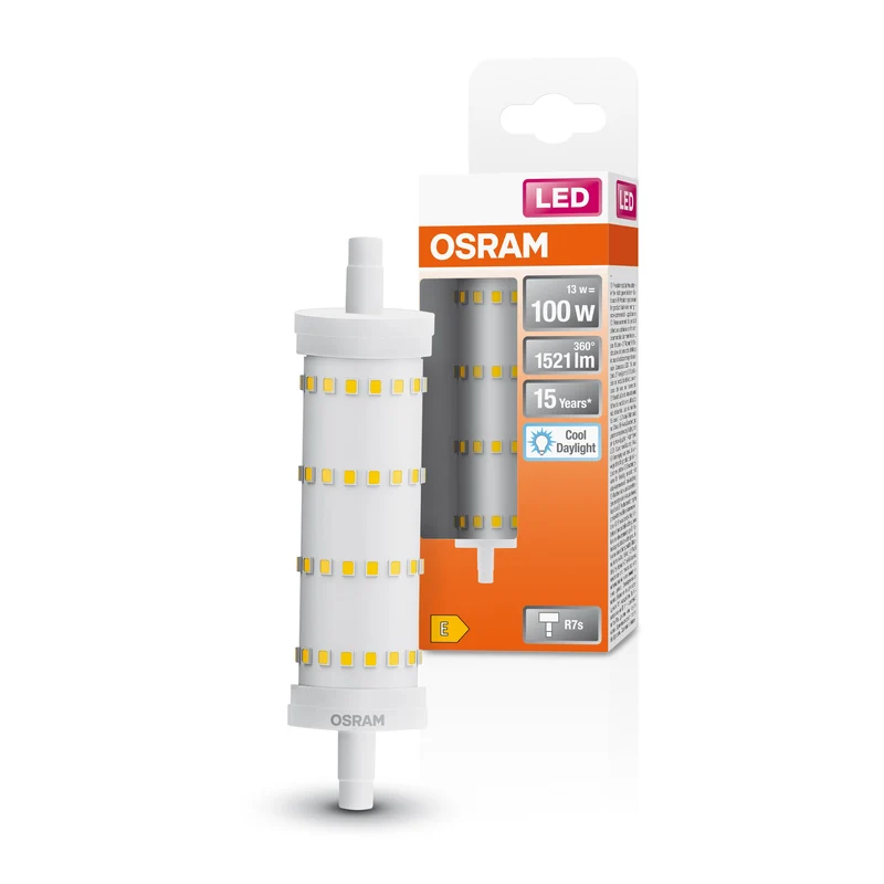 OSRAM LED Line Lampada, 13W, 1521lm, R7s, 6500K, Luce diurna fredda