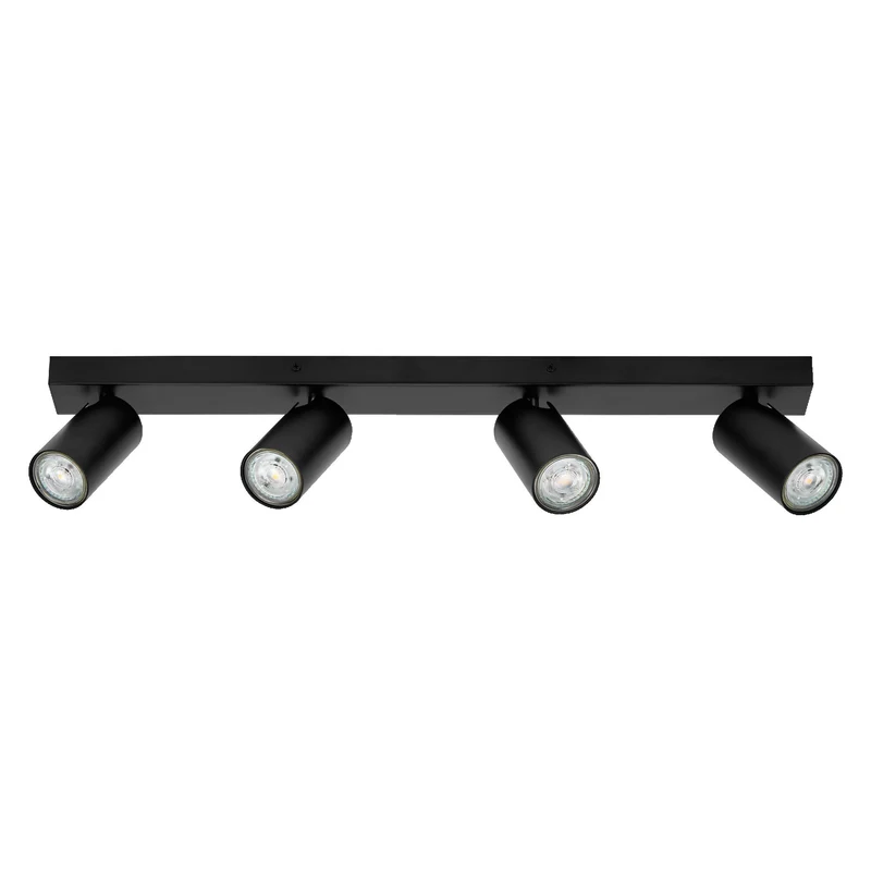 LEDVANCE FARETTO LED OTTAGONALE Plafoniera 4 x 3,4W, GU10, 920lm, nero
