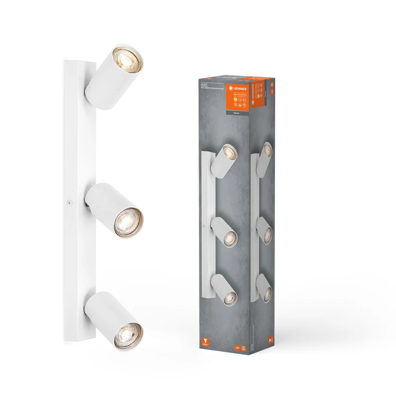 LEDVANCE FARETTO LED OTTAGONALE Plafoniera 3 x 3,4W, GU10, 690lm, bianco
