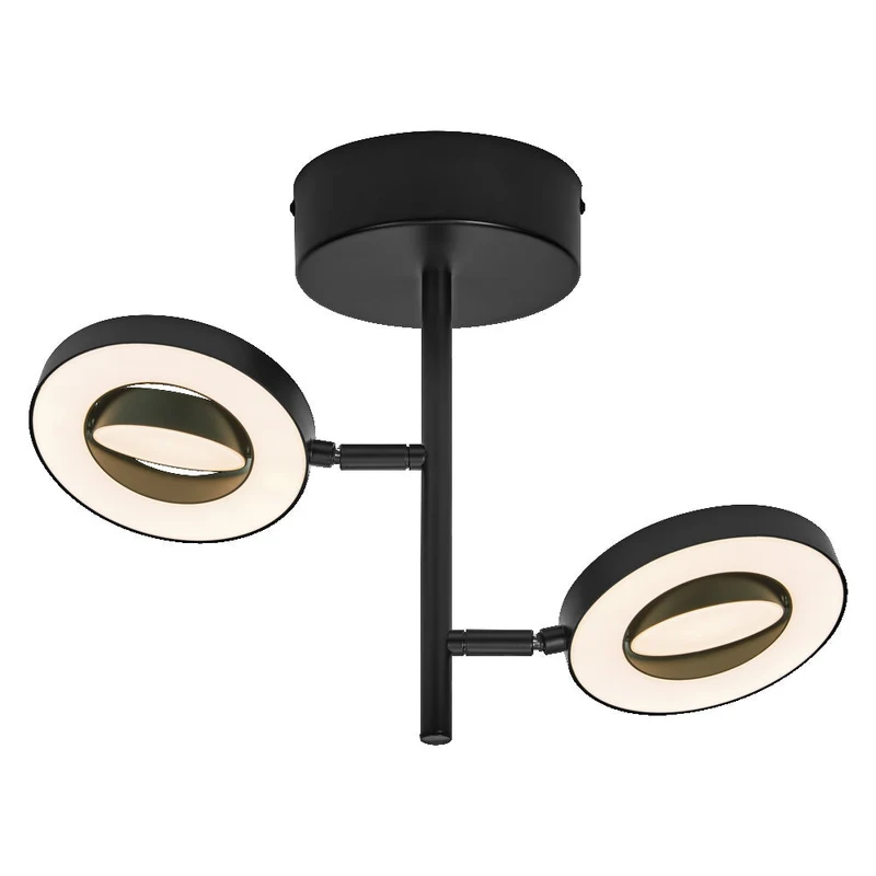 LEDVANCE DECOR SPOT SATURN lampada da soffitto, 21W, 465lm, nero