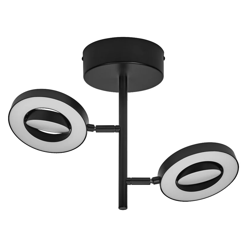 LEDVANCE DECOR SPOT SATURN lampada da soffitto, 21W, 465lm, nero