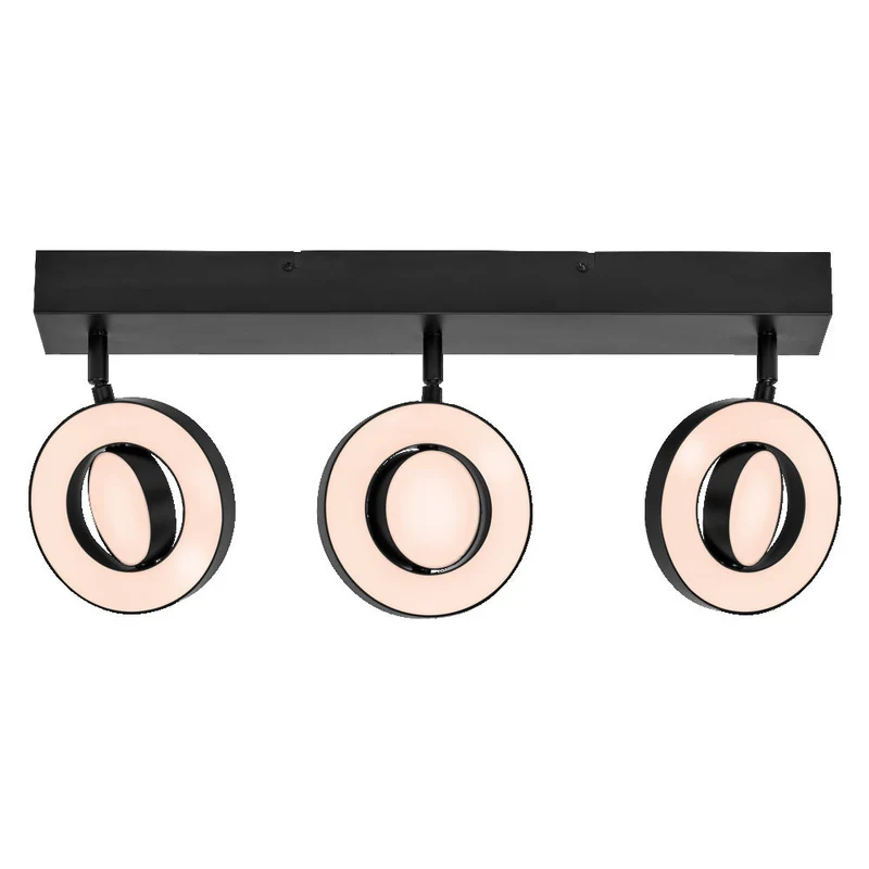 LEDVANCE DECOR SPOT SATURN lampada da soffitto, 29W, 690lm, nero