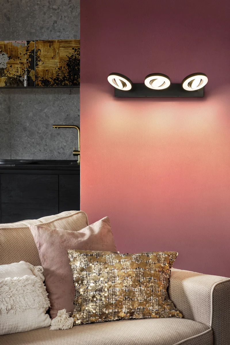LEDVANCE DECOR SPOT SATURN lampada da soffitto, 29W, 690lm, nero