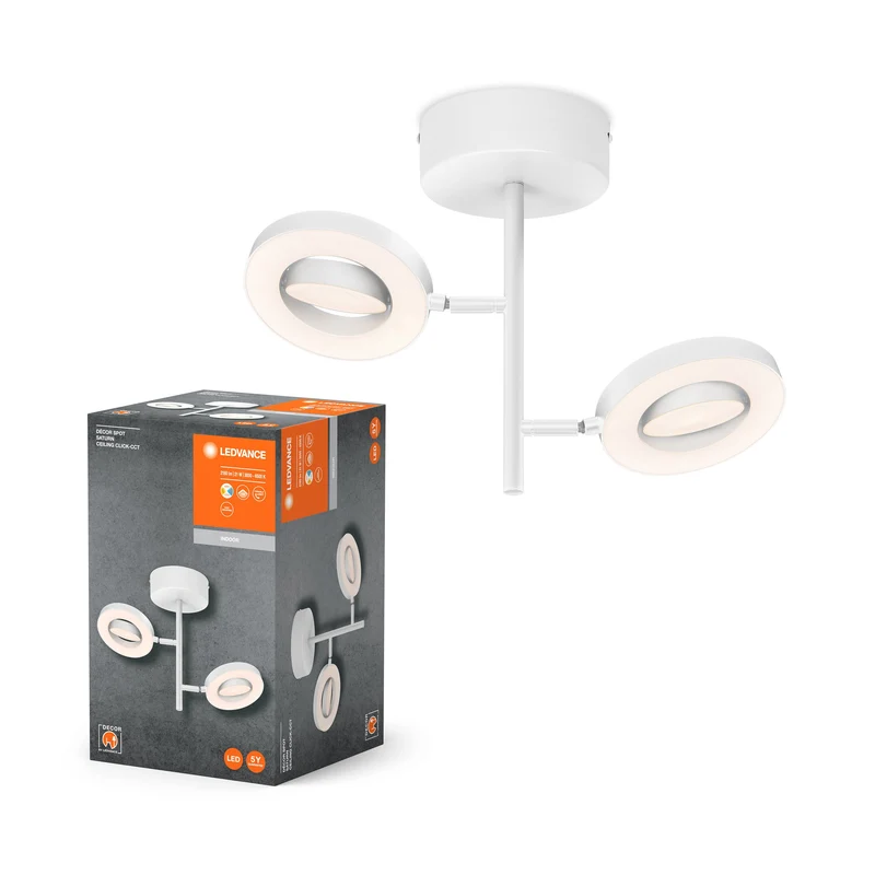 LEDVANCE DECOR SPOT SATURN lampada da soffitto, 21W, 635lm, bianco