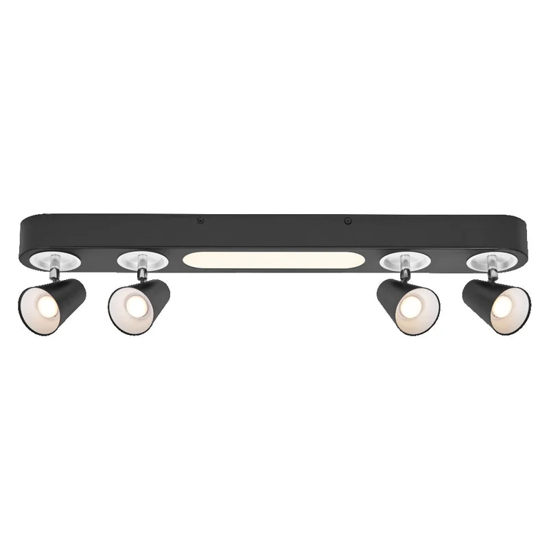LEDVANCE DECOR SPOT NEPTUNE lampada da soffitto, 27W, 1.280lm, nero