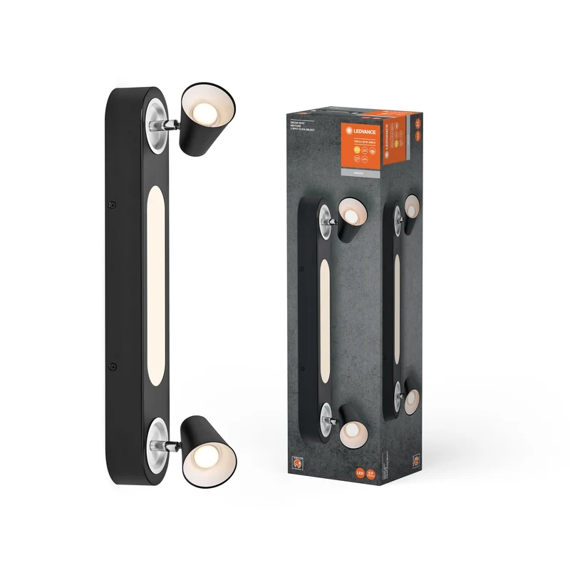 LEDVANCE DECOR SPOT NEPTUNE lampada da soffitto, 20W, 635lm, nero