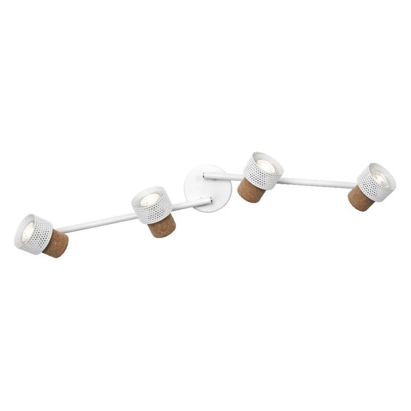LEDVANCE DECOR SPOT CORK lampada da soffitto, 4 x 3,4W, 920lm, bianco