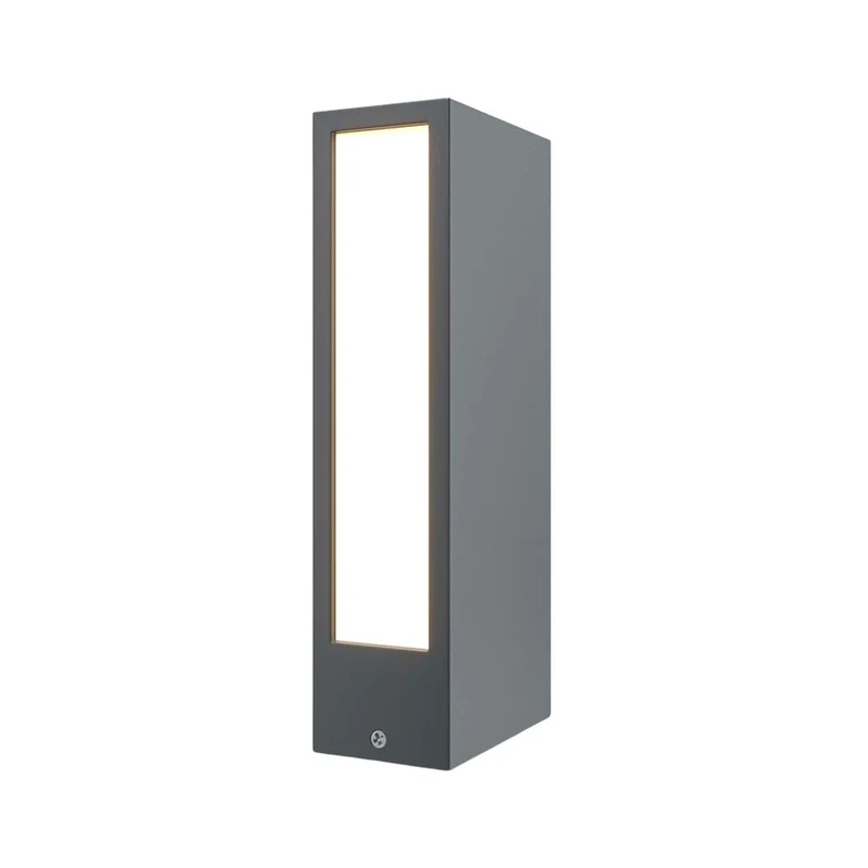 Hof - Lampe d’extérieur architecturale en acier, style contemporain
