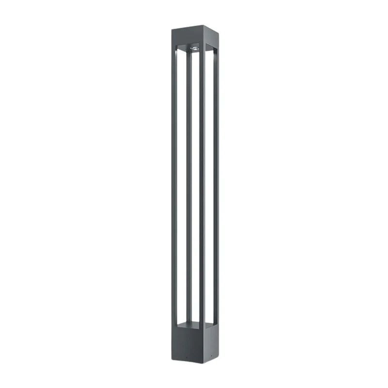 Elbe - Lampadaire LED architectural en acier, style contemporain
