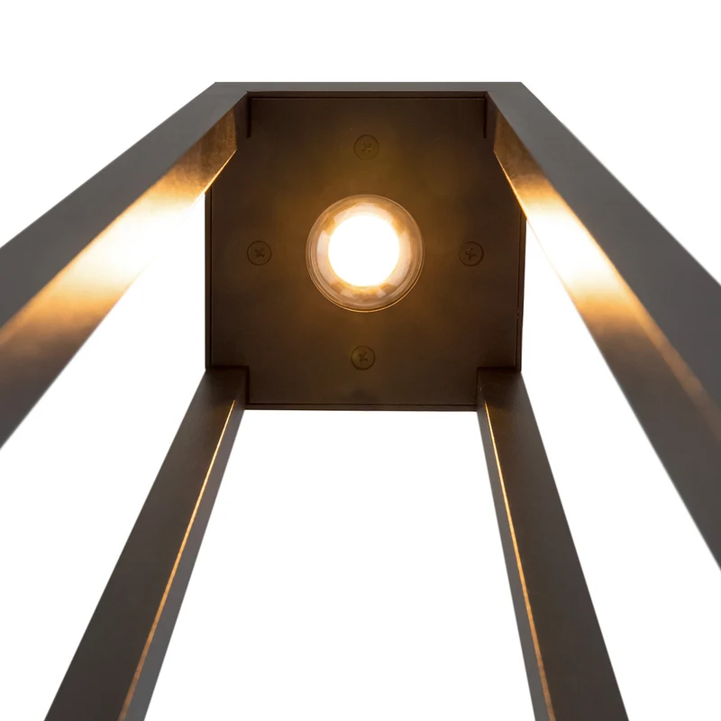 Elbe - Lampadaire LED architectural en acier, style contemporain