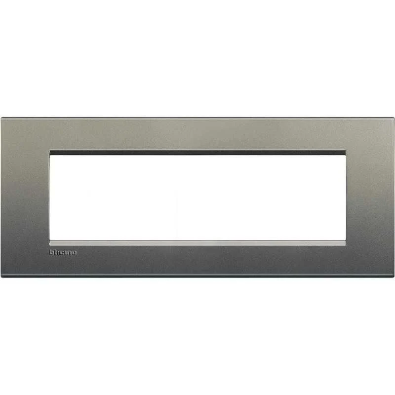 BTICINO LNA4807AE - Placca 7 Posti Quadra Avenue Bticino LivingLight