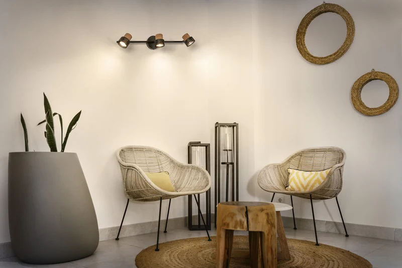 LEDVANCE DECOR SPOT CORK lampada da soffitto, 3 x 3,4W, 690lm, nero