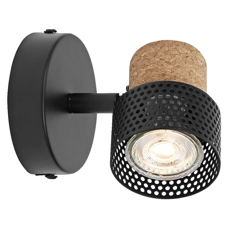 LEDVANCE DECOR SPOT CORK lampada da soffitto, 1 x 3,4W, 230lm, nero