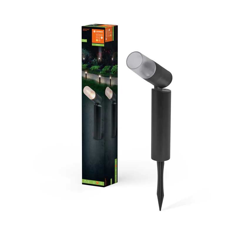 LEDVANCE ENDURA IBRIDO SOLARE ROTA Faretto da giardino, 1W, 40lm