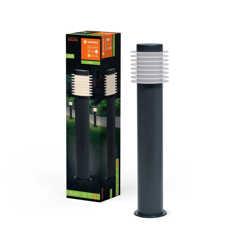 LEDVANCE ENDURA IBRIDO SOLARE RONDO Lampione, 4W, 250lm