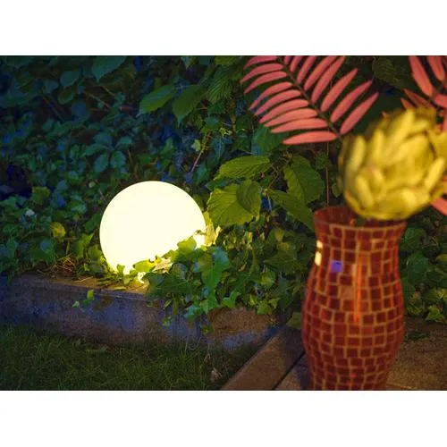 LEDVANCE ENDURA IBRIDO PALLA SOLARE Lampada da sentiero con picchetto da terra 25cm, 2W, 180lm