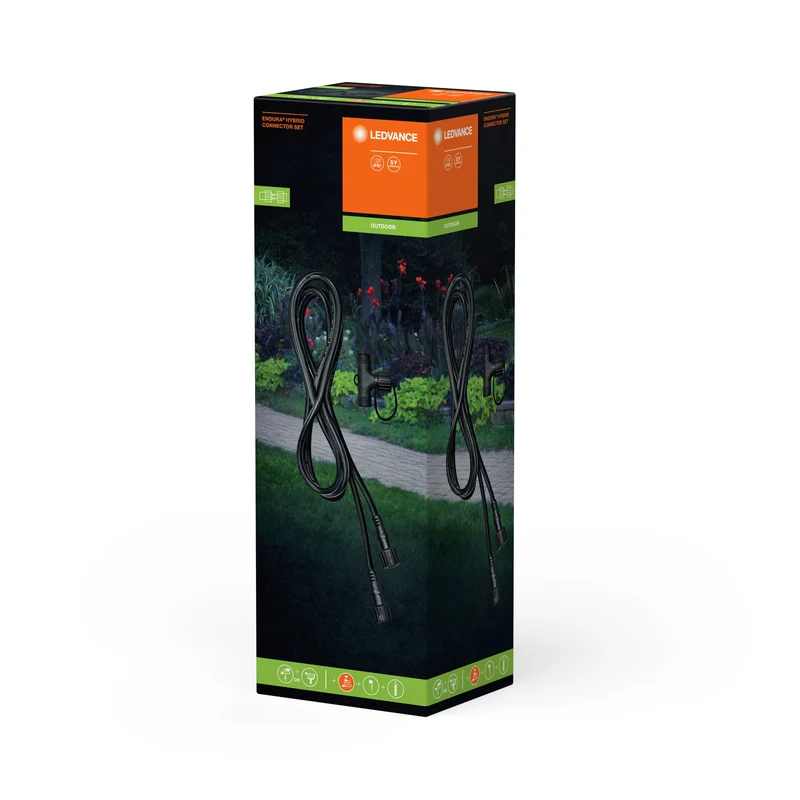 LEDVANCE ENDURA HYBRID SOLAR CONNETTORE Set di cavi di collegamento, 250cm
