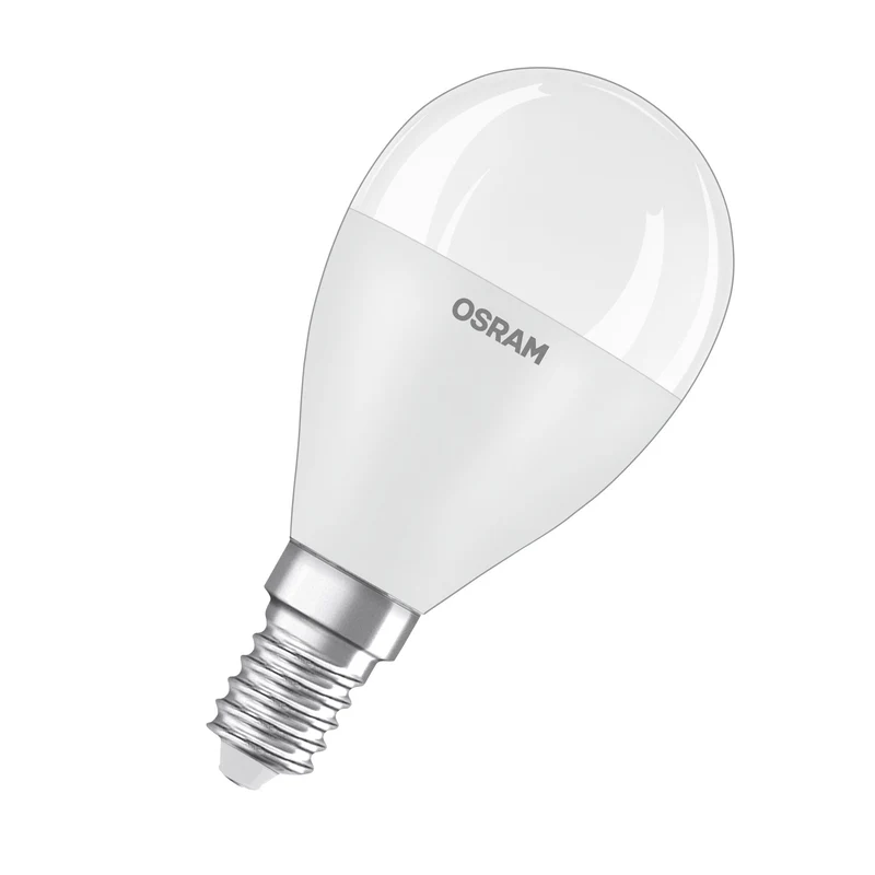 OSRAM LED Star Classic P 60 Lampada Plastica riciclata 7.5W Kaltweiß Frosted E14
