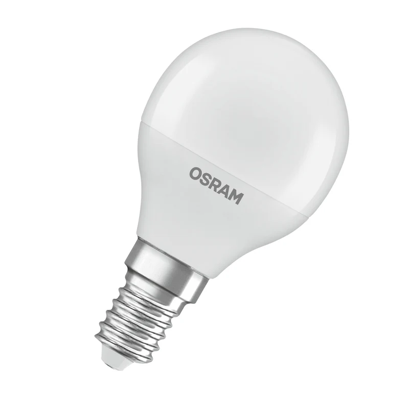 OSRAM LED Star Classic P 40 Lampada Plastica riciclata 4.9W Kaltweiß Frosted E14