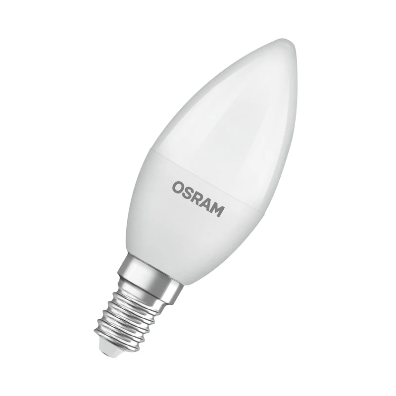 OSRAM LED Star Classic B 40 Lampada Plastica riciclata 4.9W Kaltweiß Frosted E14