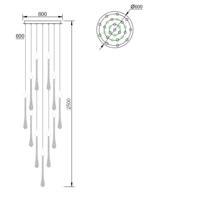 Luminaire Lustre / OPULIX