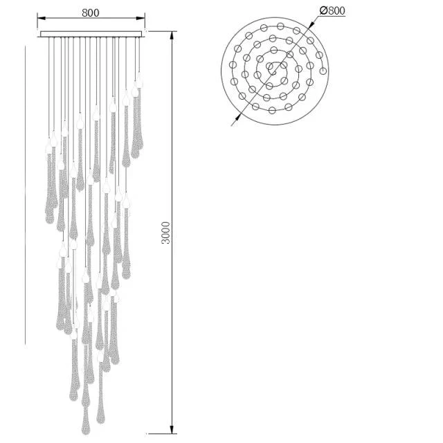 Luminaire Lustre / OPULIX
