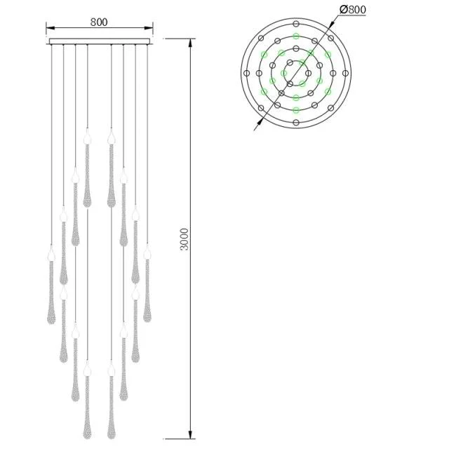 Luminaire Lustre / OPULIX