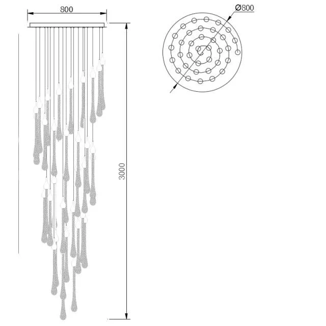 Luminaire Lustre / OPULIX