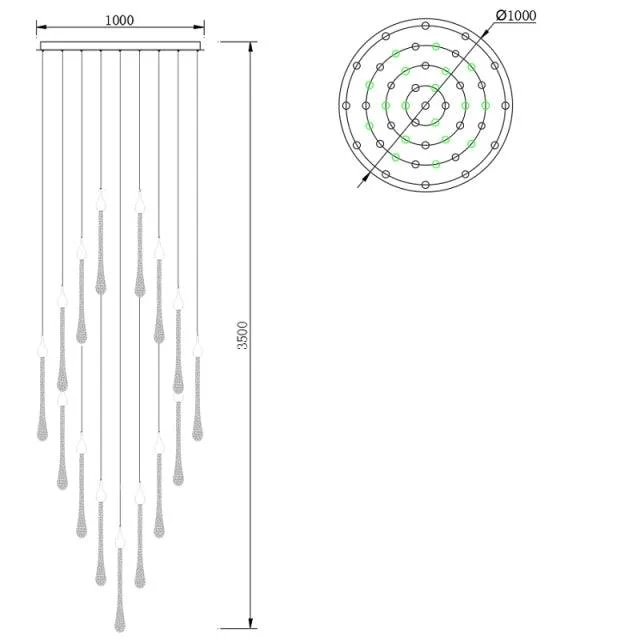 Luminaire Lustre / OPULIX