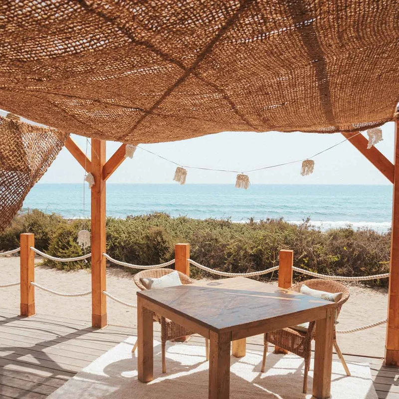Tenda da sole, vela ombreggiante TURQUETA (fibra di cocco)