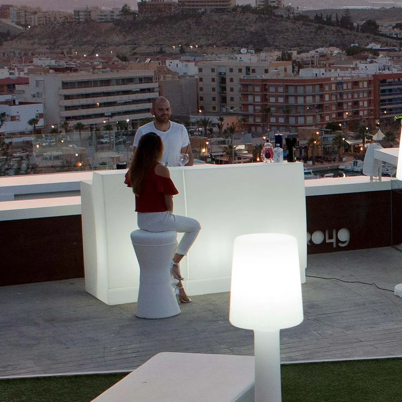 BANCONE BAR DOPPIA ALTEZZA SICILIA 120 CON LUCE / SENZA LUCE