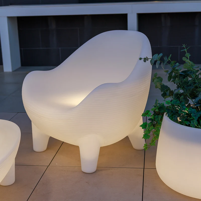 Set x1 Tavolino Martinica + x2 Poltrona da esterno Aruba