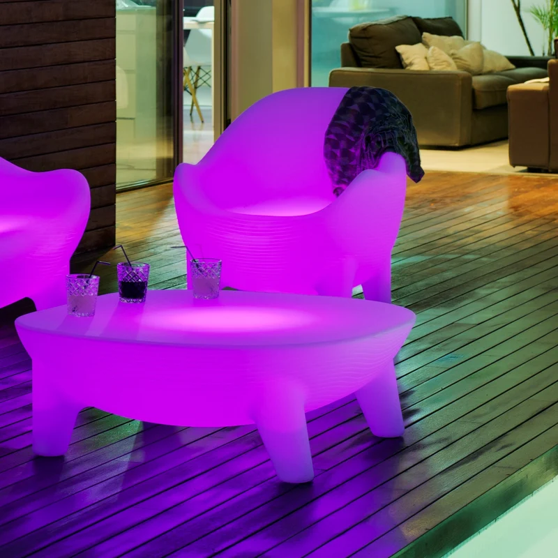 Set x1 Tavolino Martinica + x2 Poltrona da esterno Aruba
