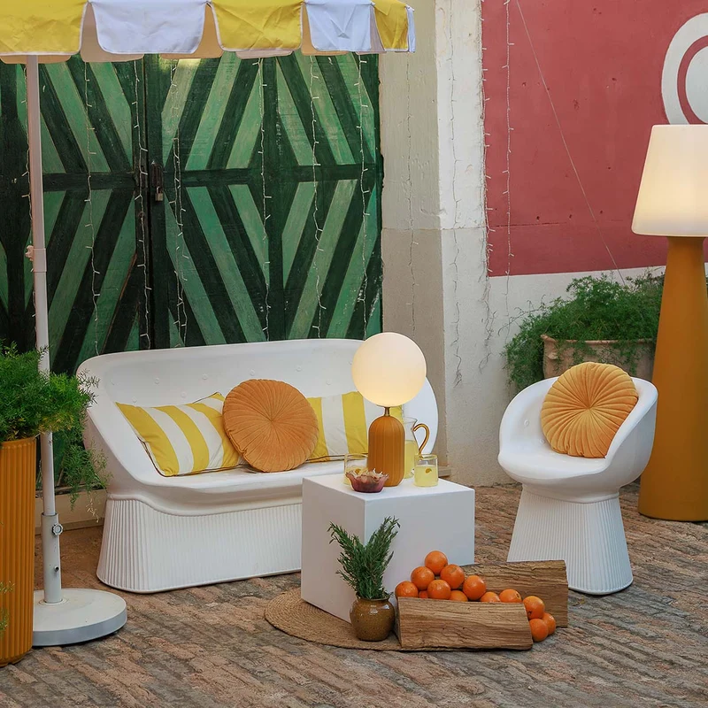 DIVANO MENORCA CON LUCE