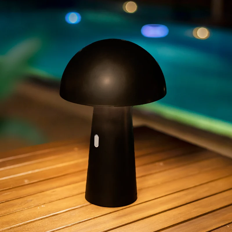 Lampada decorativa a batteria SHITAKE NERO