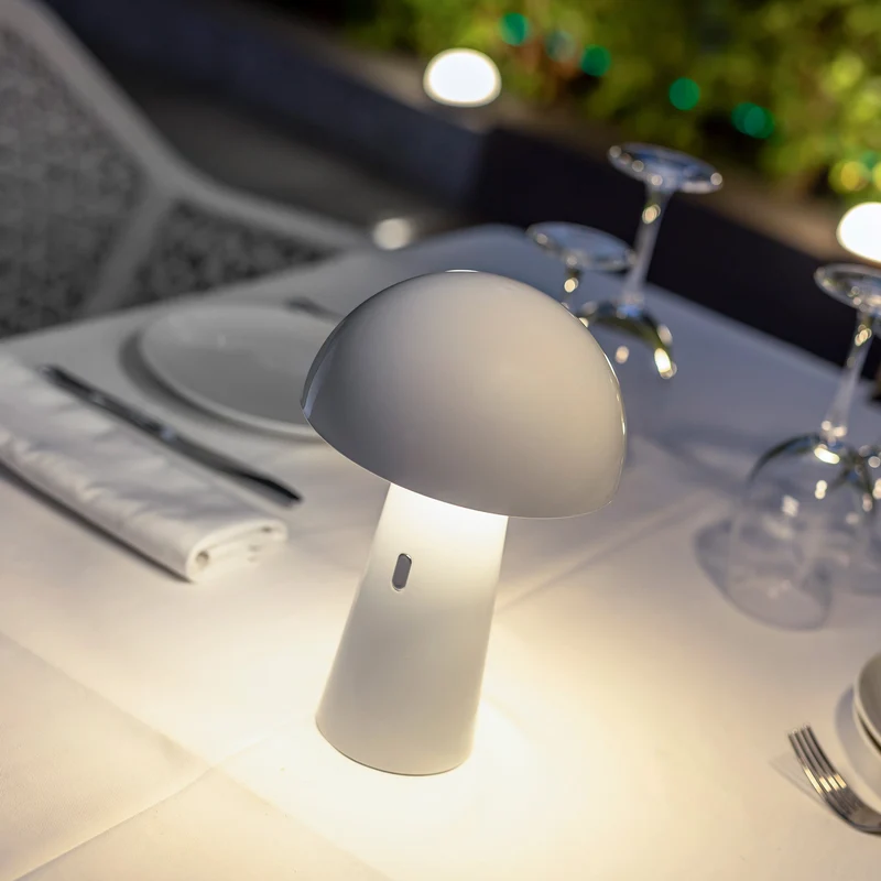 Lampada decorativa a batteria SHITAKE NERO
