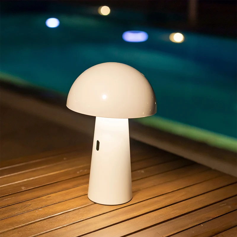 Lampada decorativa a batteria SHITAKE BIANCO