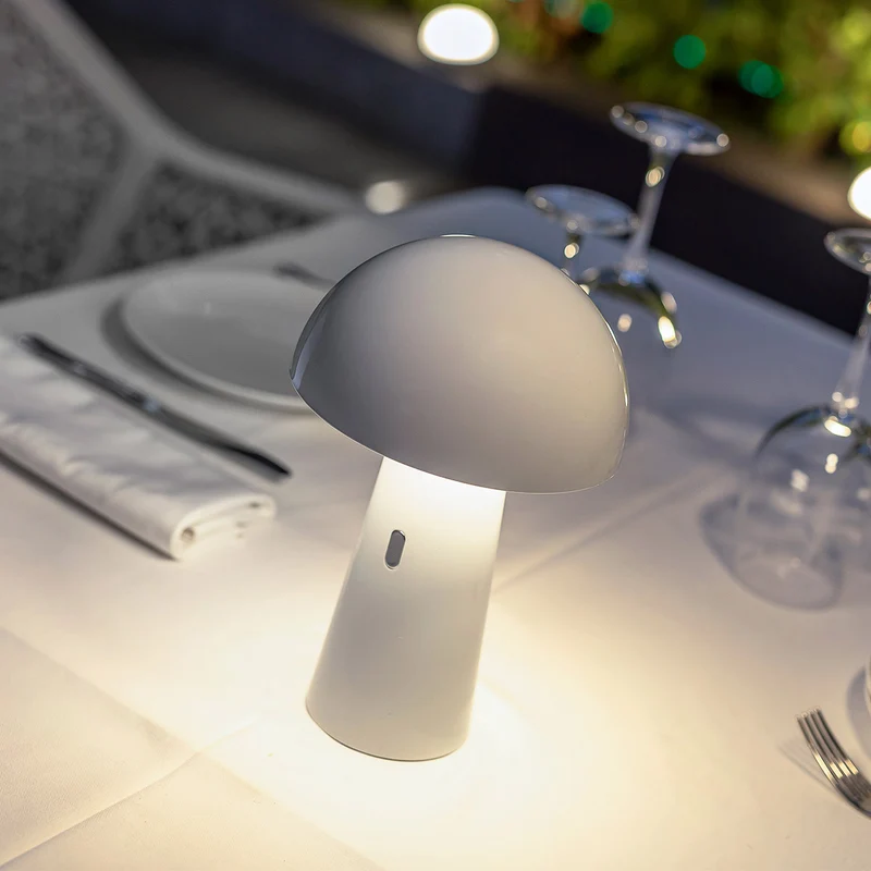 Lampada decorativa a batteria SHITAKE BIANCO