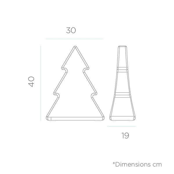 ALBERO DI NATALE CON LUCE PINUS VERDE 40