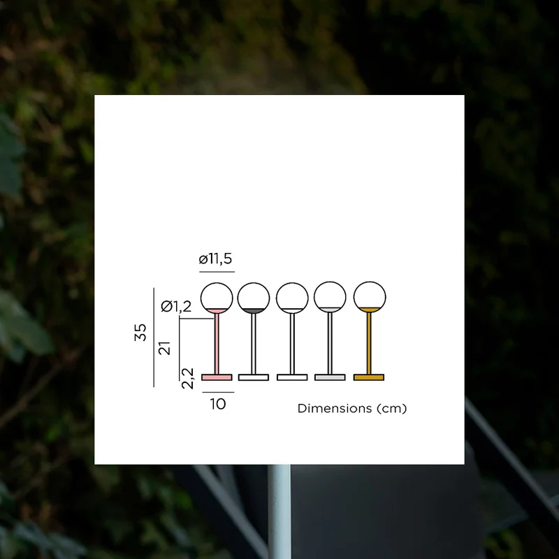 Lampada da tavolo Norai Slim 30