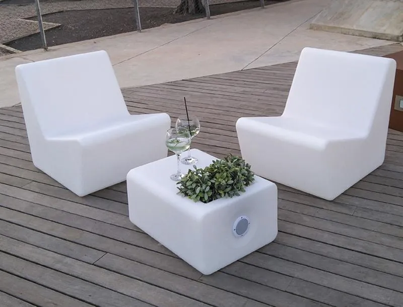 POLTRONA DA ESTERNO TARIDA SIT CON LUCE / SENZA LUCE
